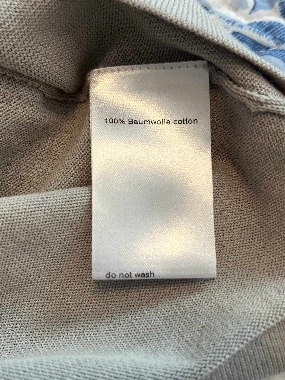 Akris Punto  100% Baumwolle-Cotton Sleeveless Crewneck Tank in Light Gray - Picture 6 of 7